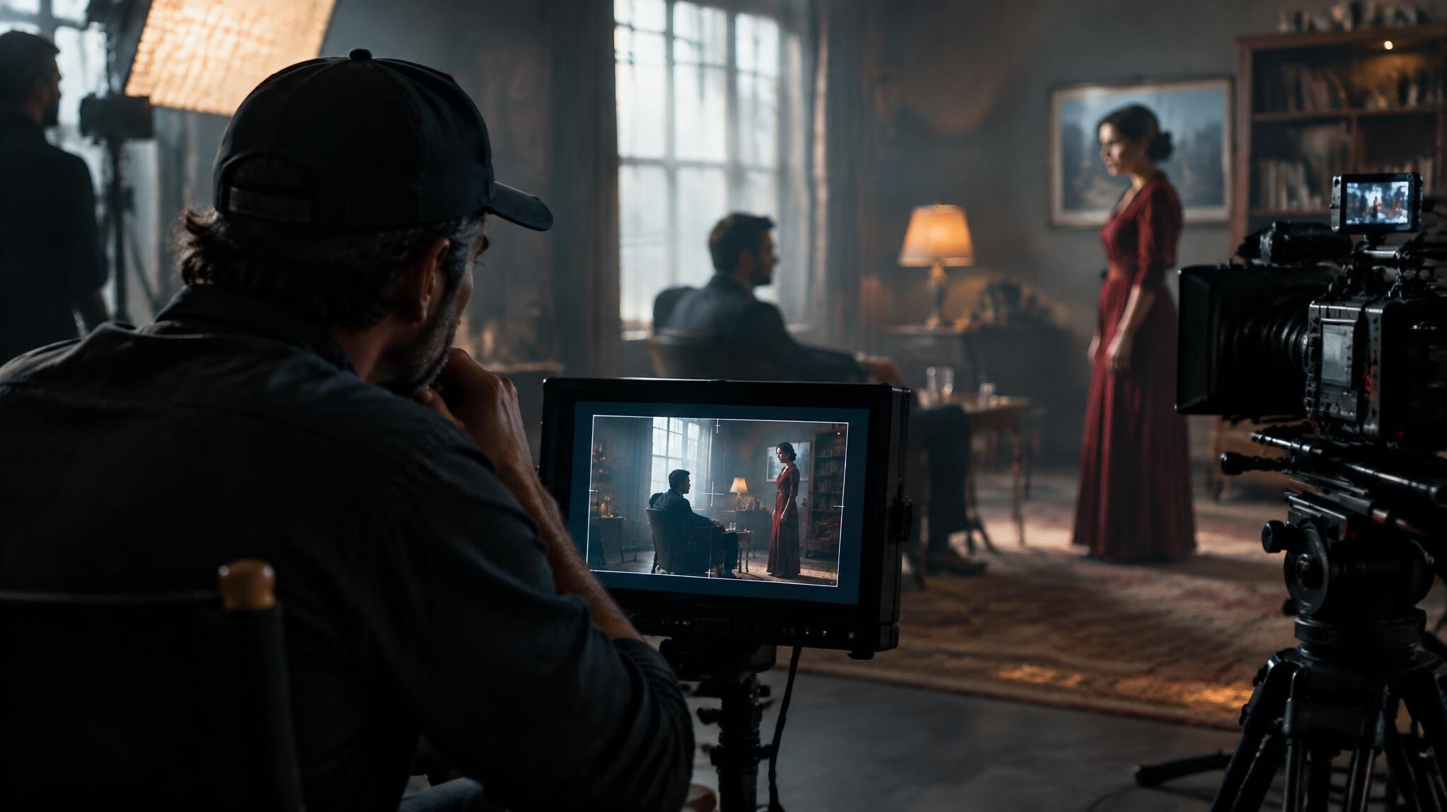 director framing shot