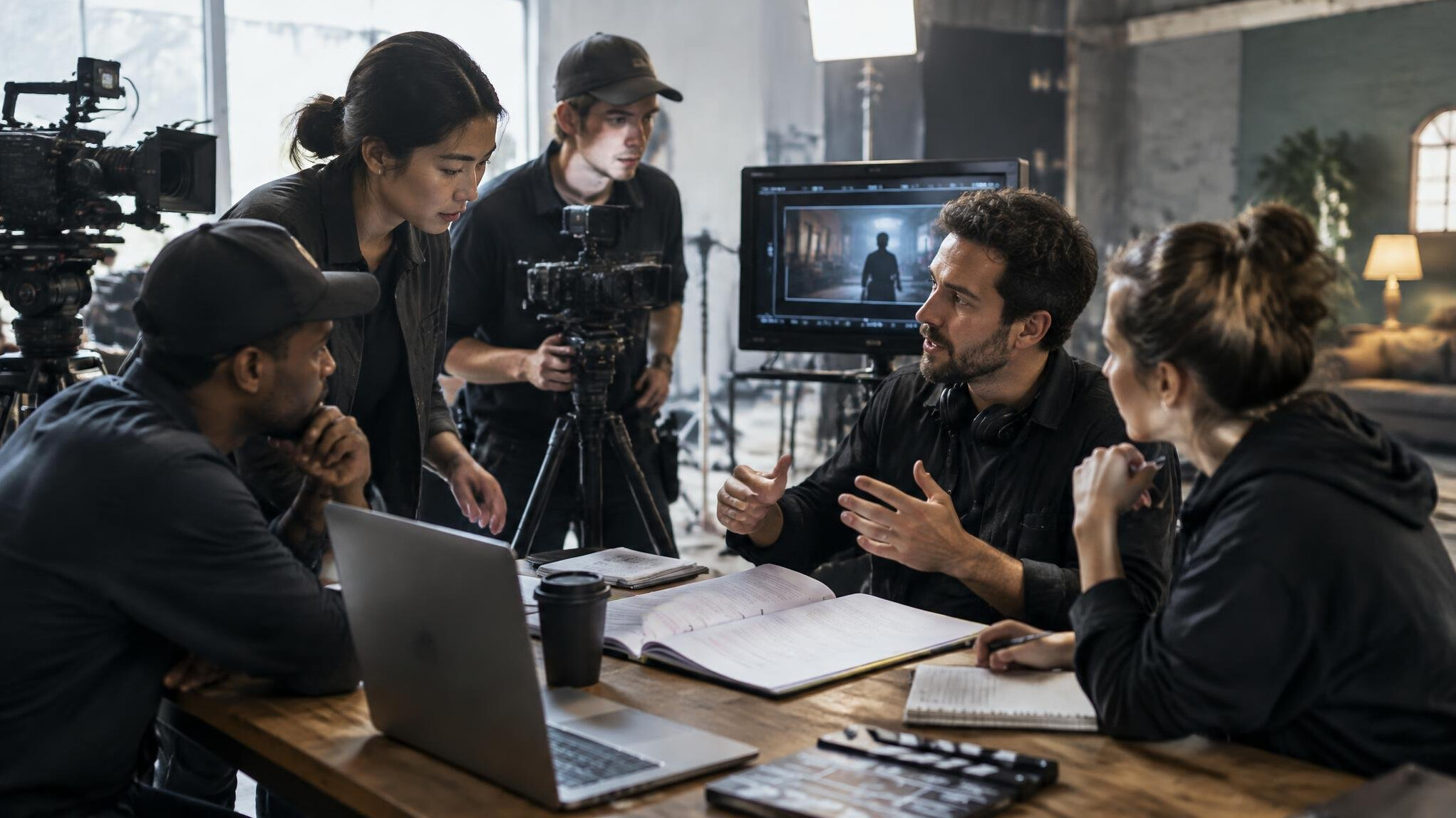 video production team meeting
